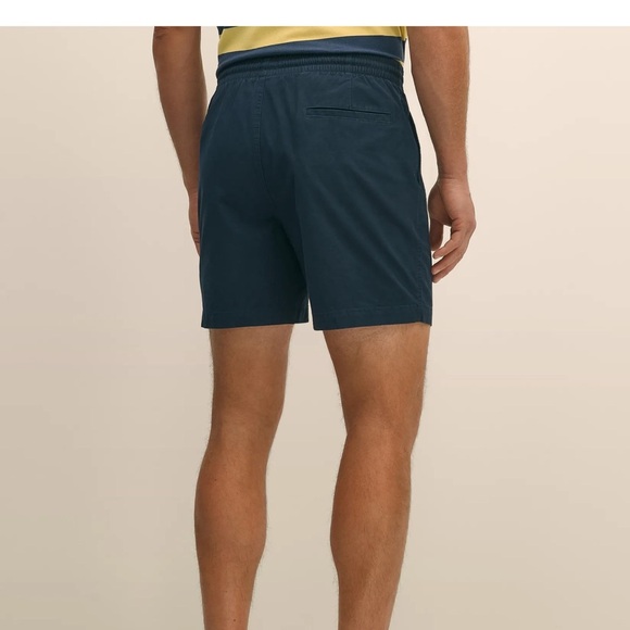BROOKS BROTHERS | 6” Stretch Cotton Friday Club Shorts -Navy | Sz Medium - Picture 2 of 6